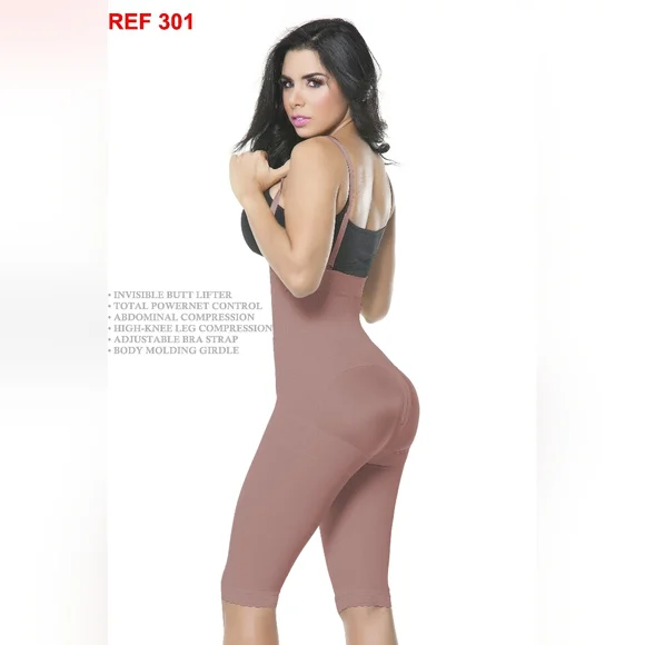 SHAPEWEAR - KNEE LENGTH - OPEN BUST - STRAIGHT BACK - Picture 2 of 8